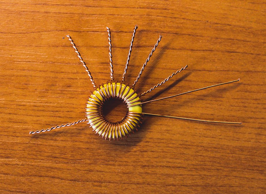 QRP Multi-Z Antenna Tuner Inductor Coil